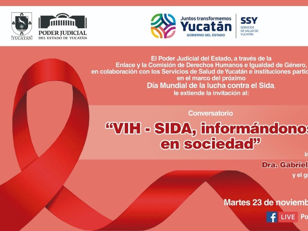 ?Invita el Poder Judicial del Estado a un conversatorio sobre SIDA